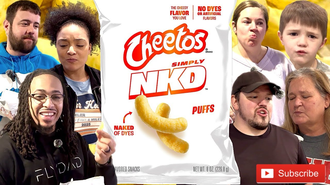 Cheetos | SIMPLY NKD | PUFFS | Taste Test & Review! Naked of Dyes & Artificial Flavors
