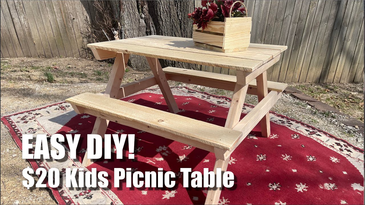 $20 Kids Picnic Table