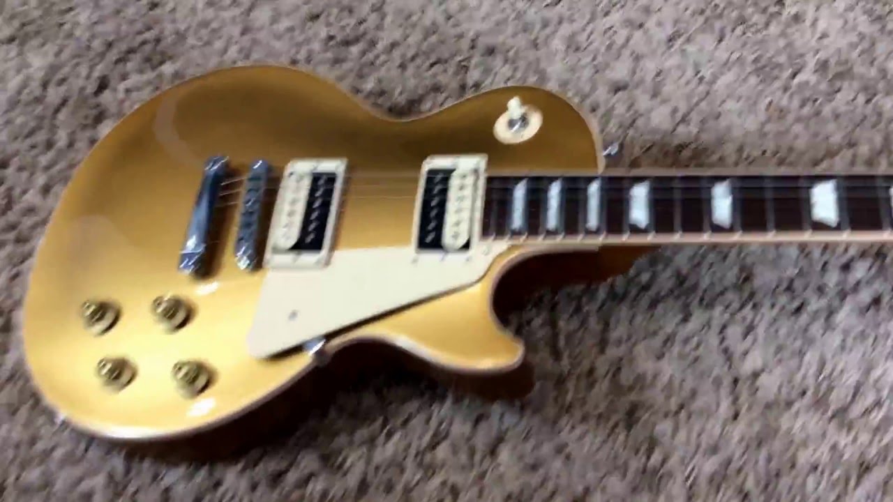 Trogly's Guitars: 2014 Gibson Les Paul Traditional Trad Pro II 2 Gold Top
