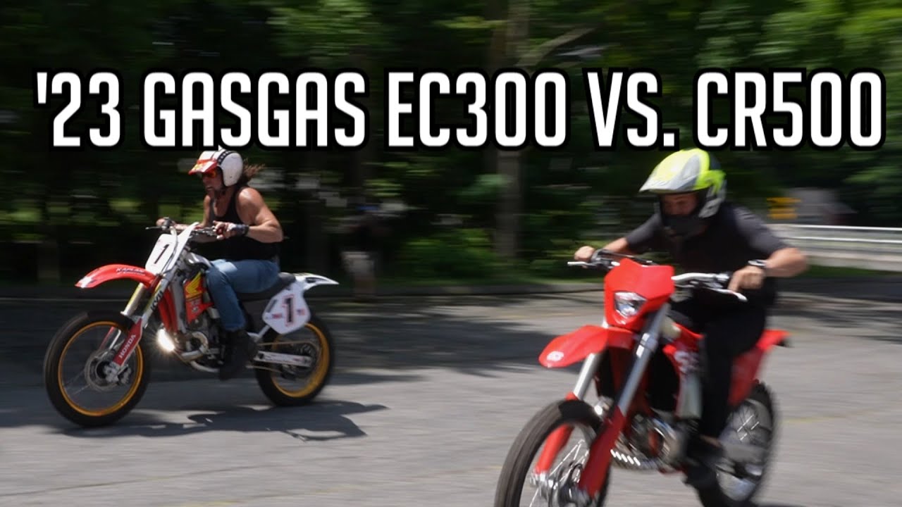 DRAG RACE 2023 GASGAS EC300 VS BUILT HONDA CR500R