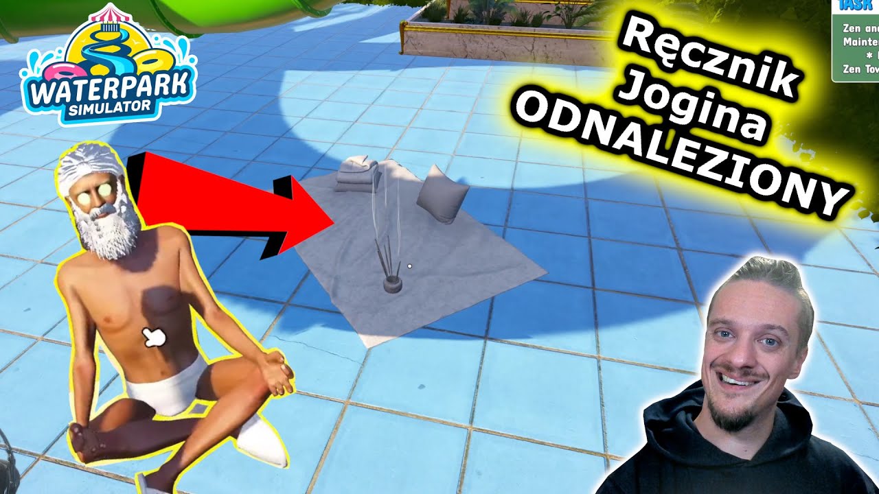 Ukryty Ręcznik Jogina ZNALEZIONY | Waterpark Simulator