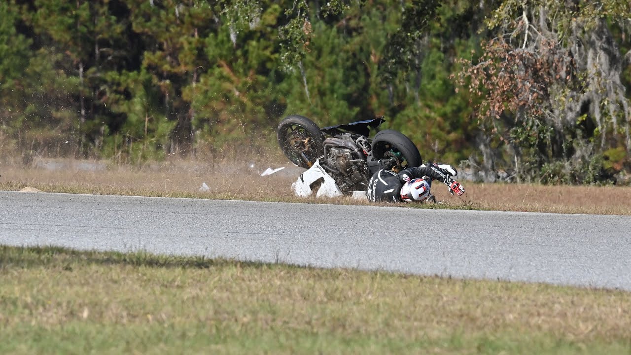 Josh Herrin coaching at Jennings gp. 3rd session (Raw go pro footage with high-speed crash)
