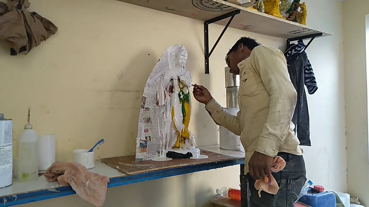 How to make krishna mold || Krishna mold making|| part 1 || how to make resin idols || resin art