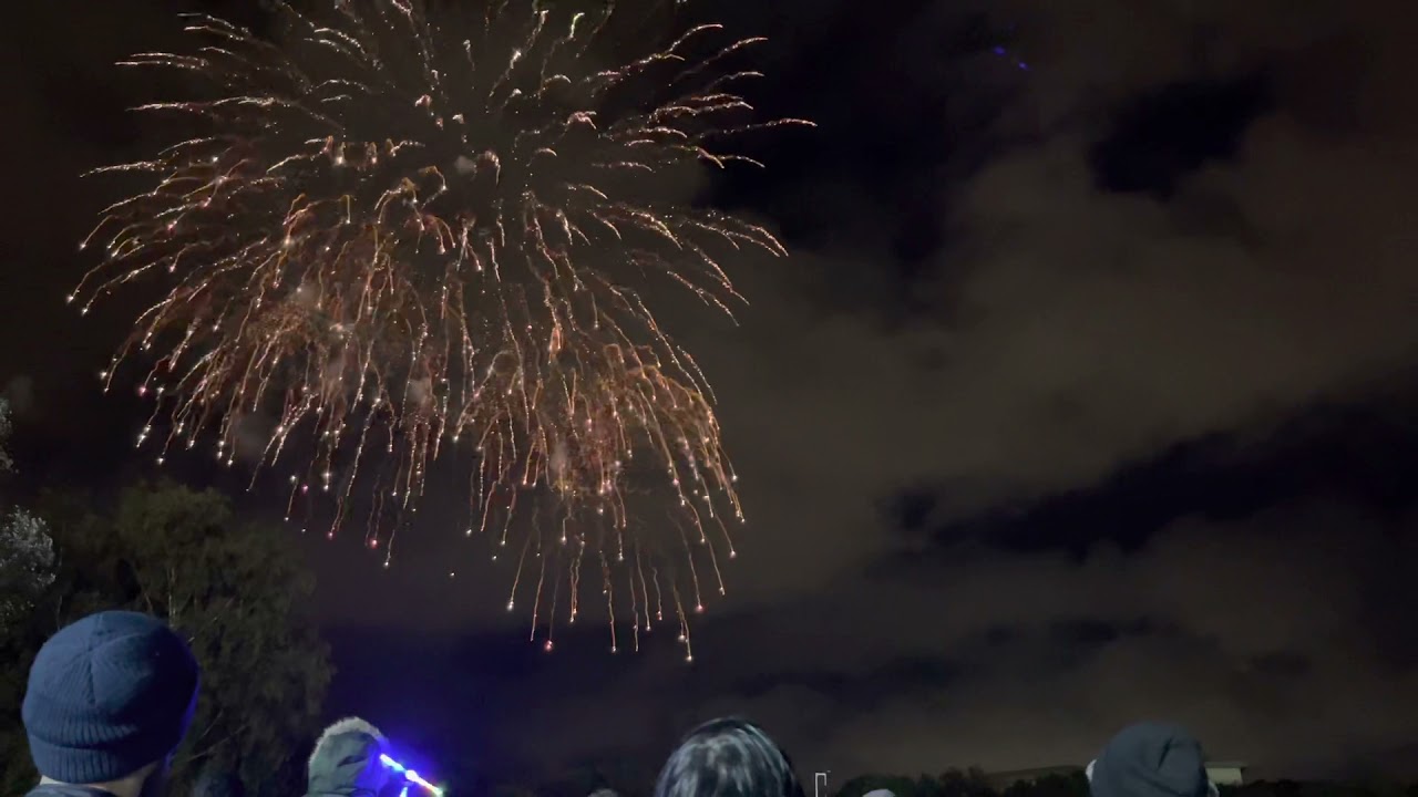 Tamworth castle firework display 2021