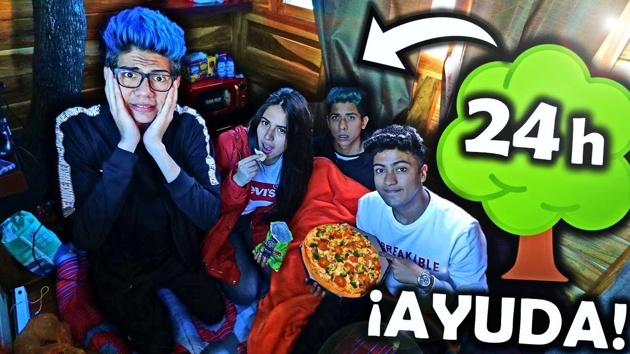 ¡24 HORAS en una CASA DEL ÁRBOL! *PARTE 1* - [ANTRAX] ☣