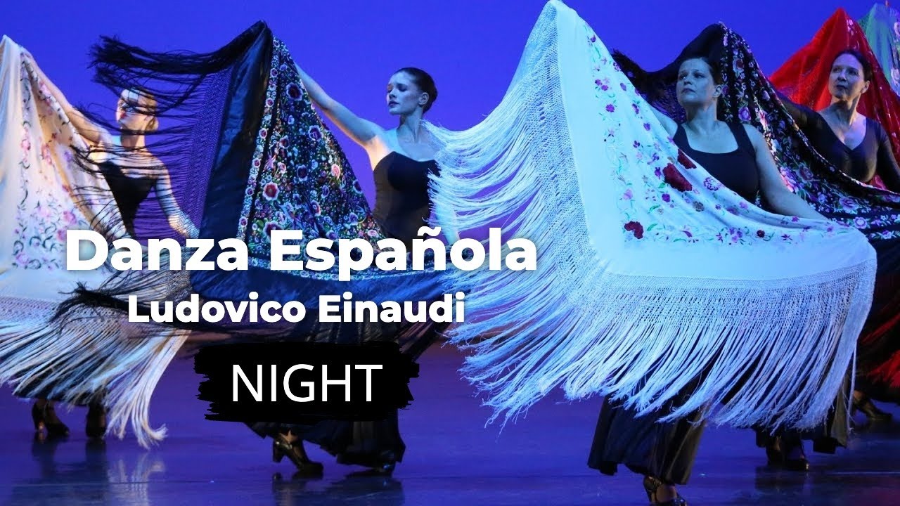 Ludovico Einaudi Night - coreografia danza española estilizada con manton