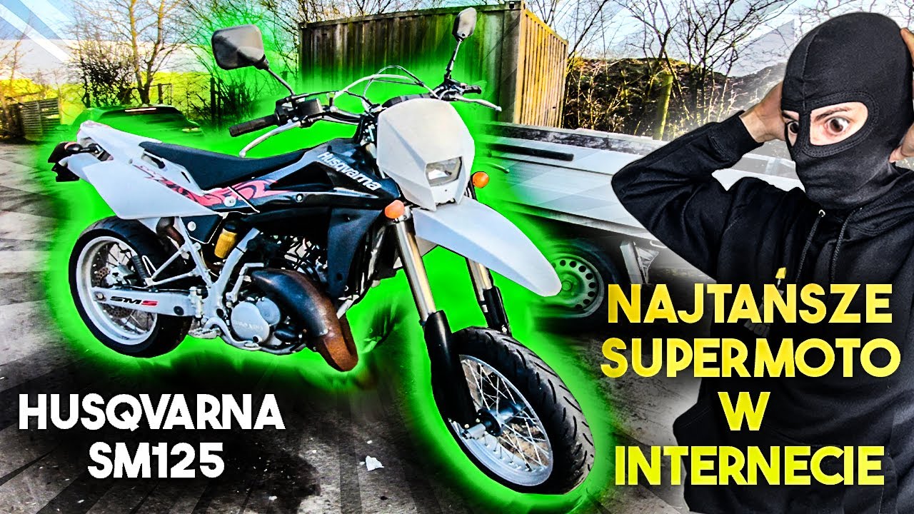 KUPIŁEM NAJTAŃSZE SUPERMOTO W INTERNECIE | Husqvarna SM125 2T | WHITEOUT
