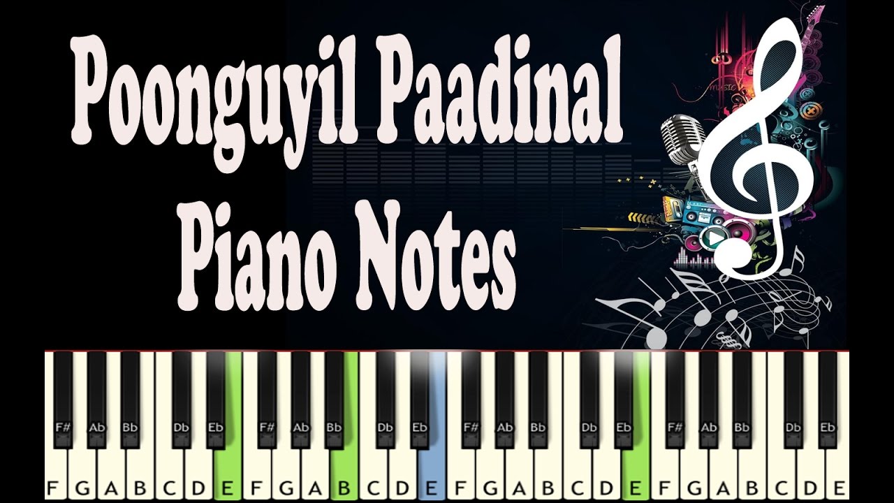 Poonguyil (Nammavar) Piano Notes - Music Sheet