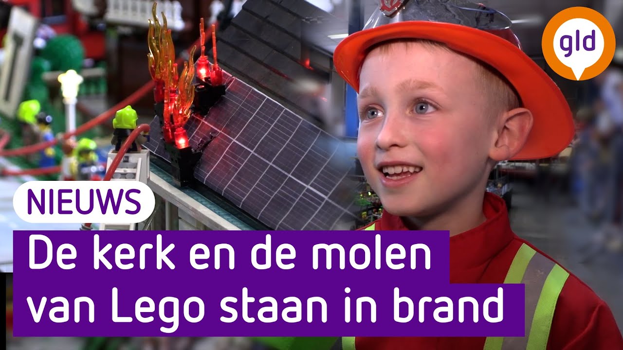Brandweer van de toekomst kijkt ogen uit bij Lego rampenstad in Borculo