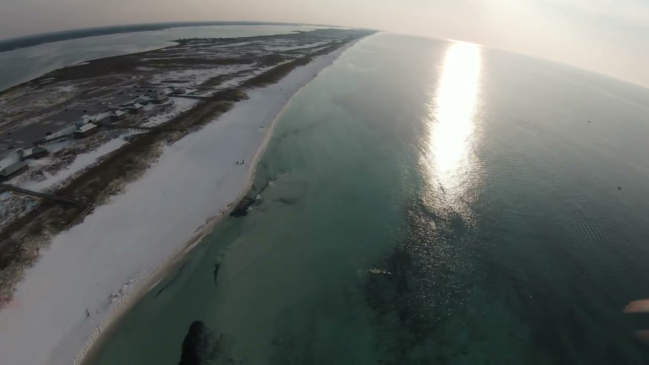 4K Navarre Beach Drone Footage