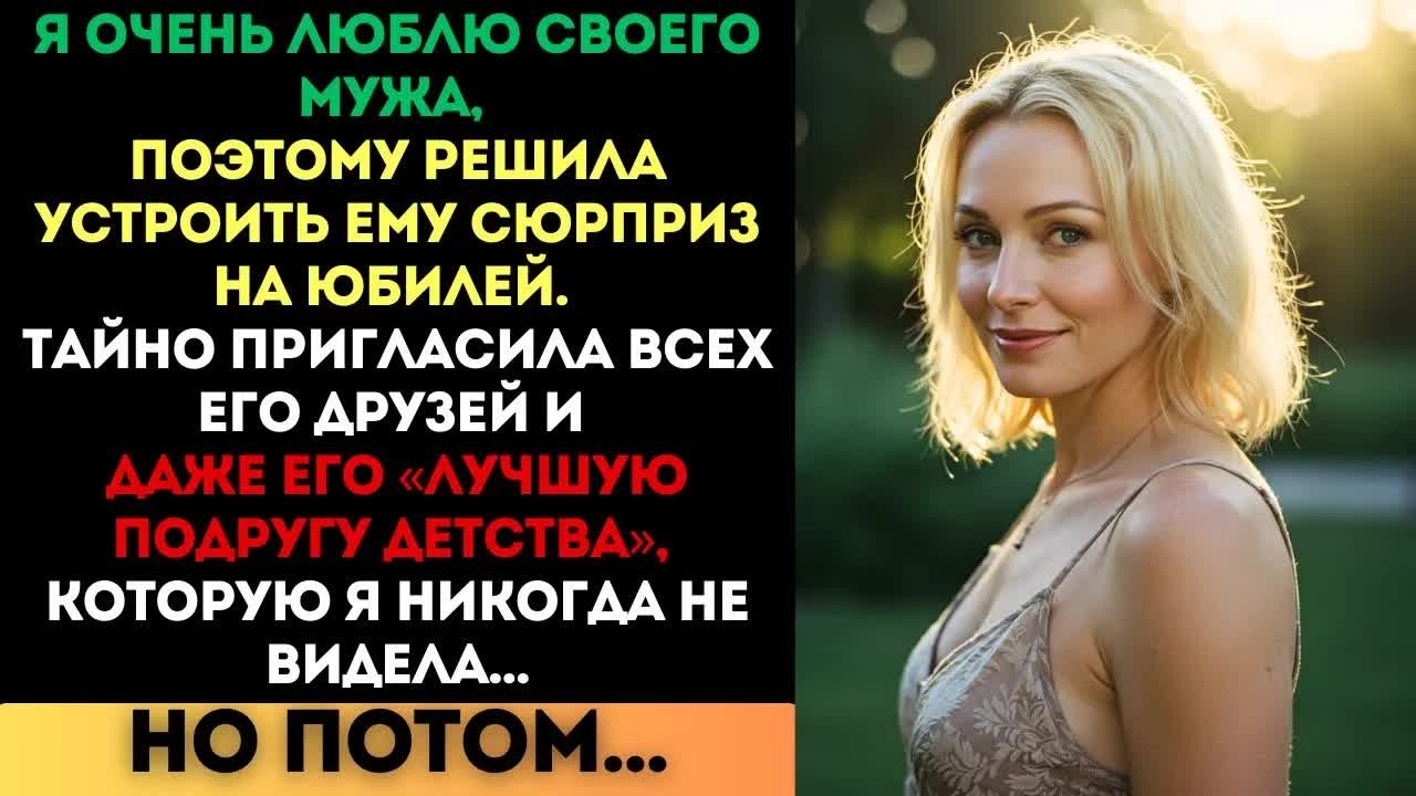 Я решила устроить мужу сюрприз, тайно пригласив его подругу детства. Но когда она вошла...