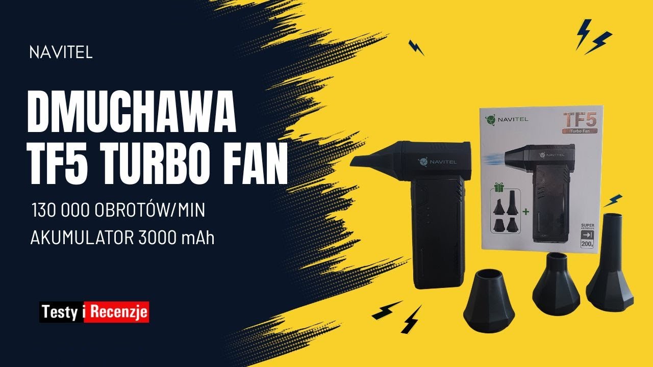 Dmuchawa Navitel TF5 Turbo Fan mały ale wariat