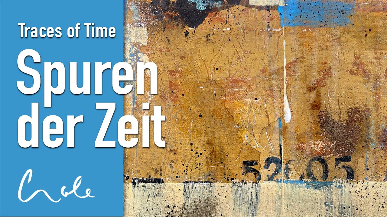 Schicht-um-Schicht: modernes Altern in der Malerei mit Mixed Media Maltechnik auf Leinwand