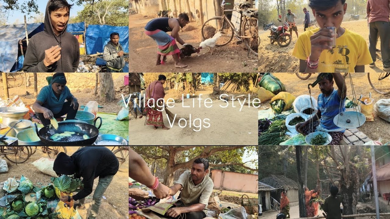 🌾 Funny Village Lifestyle Food Vlog | Gramer Jibon + Kids Funny Moments Bangla 🌅 |#banglavlog #food
