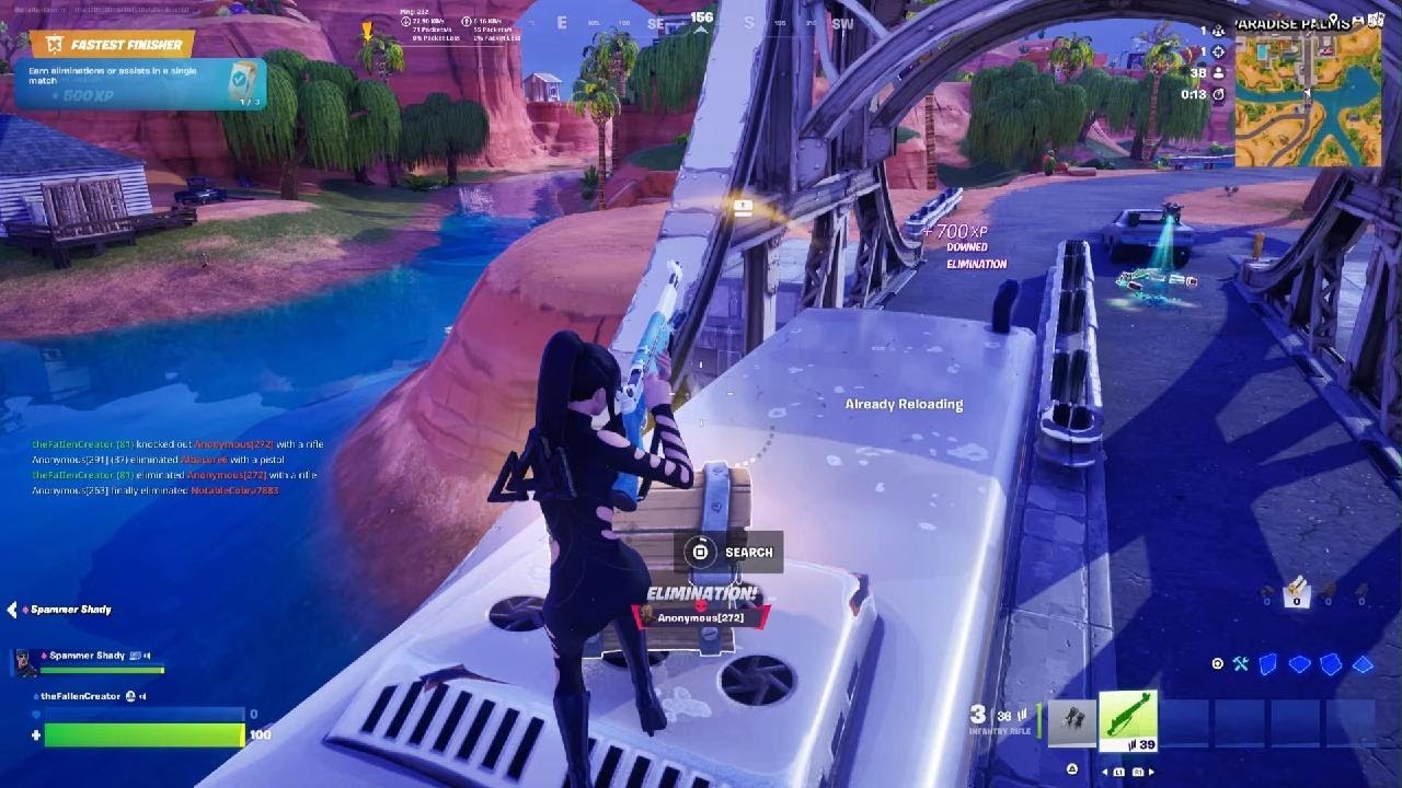 When you play Fortnite with your wife you play responsibly 😊| First game and first victory together