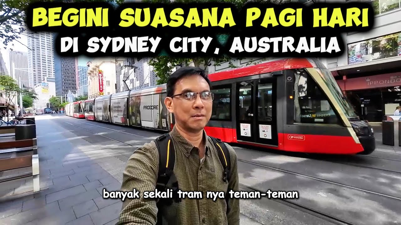 Begini Suasana Pagi Hari Di SYDNEY City, AUSTRALIA | Mengunjungi ANZAC MEMORIAL Hyde Park