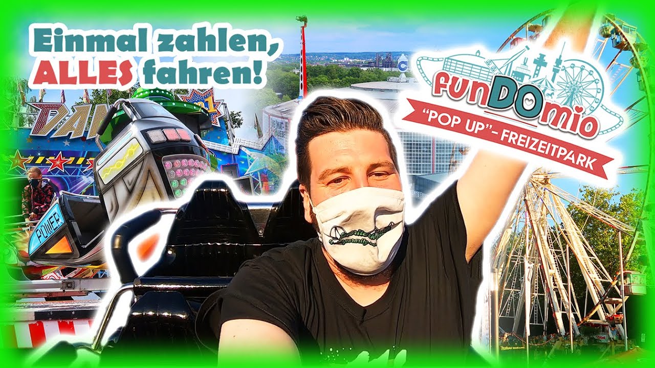 funDOmio - Neuer Freizeitpark im Test | Kirmes in Dortmund 2020 | Reportage