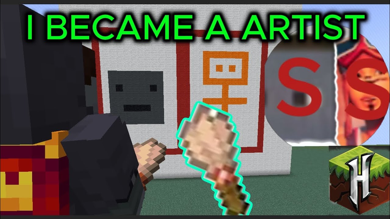 I BECAME A ARTIST IN HYPIXEL SKYBLOCK 