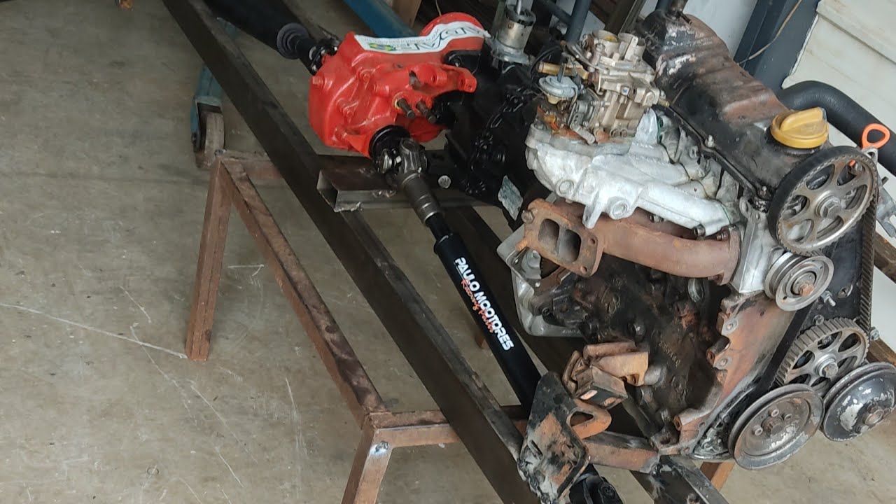 Gaiola 4x4 motor AP turbo reduzida do wilis