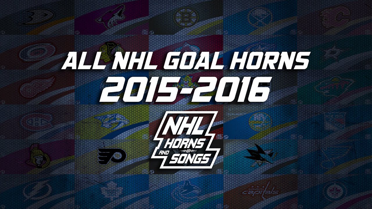 All 30 NHL Goal Horns In 15 Minutes (2015-2016)