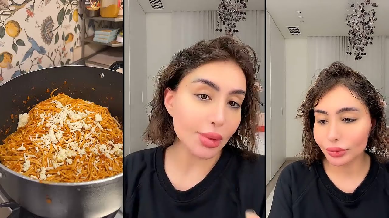شيماء علي رجعت للطبخ تسوي معكرونية وسمبوسة شبس عمان وشوربة الفطر !!