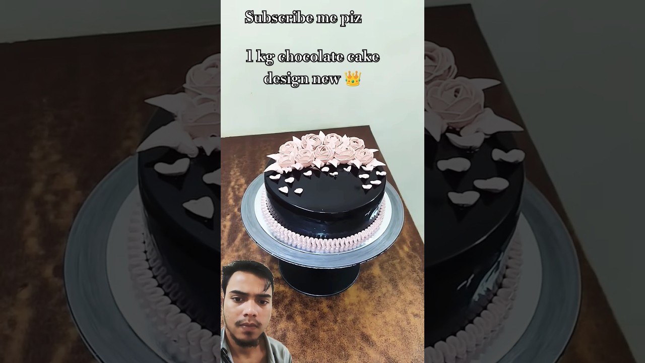 Chocolate cake design new 👑🎂 #cake#shorts #video #subscribe#chocolatedesign #chef #chocolate#design
