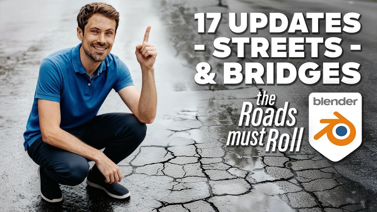 You Asked, I Built It: 17 NEW Features for Streets & Roads in Blender