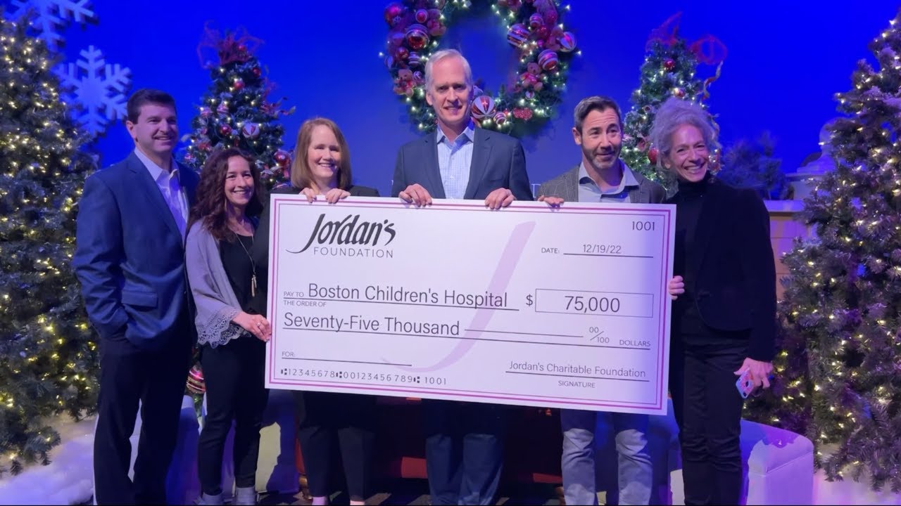 Boston Children's Hospital Donation | Jordan's Furniture