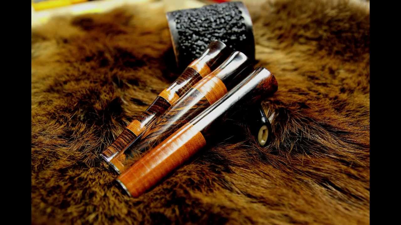 Pipe Tampers - Cocobolo And Leather - Make It