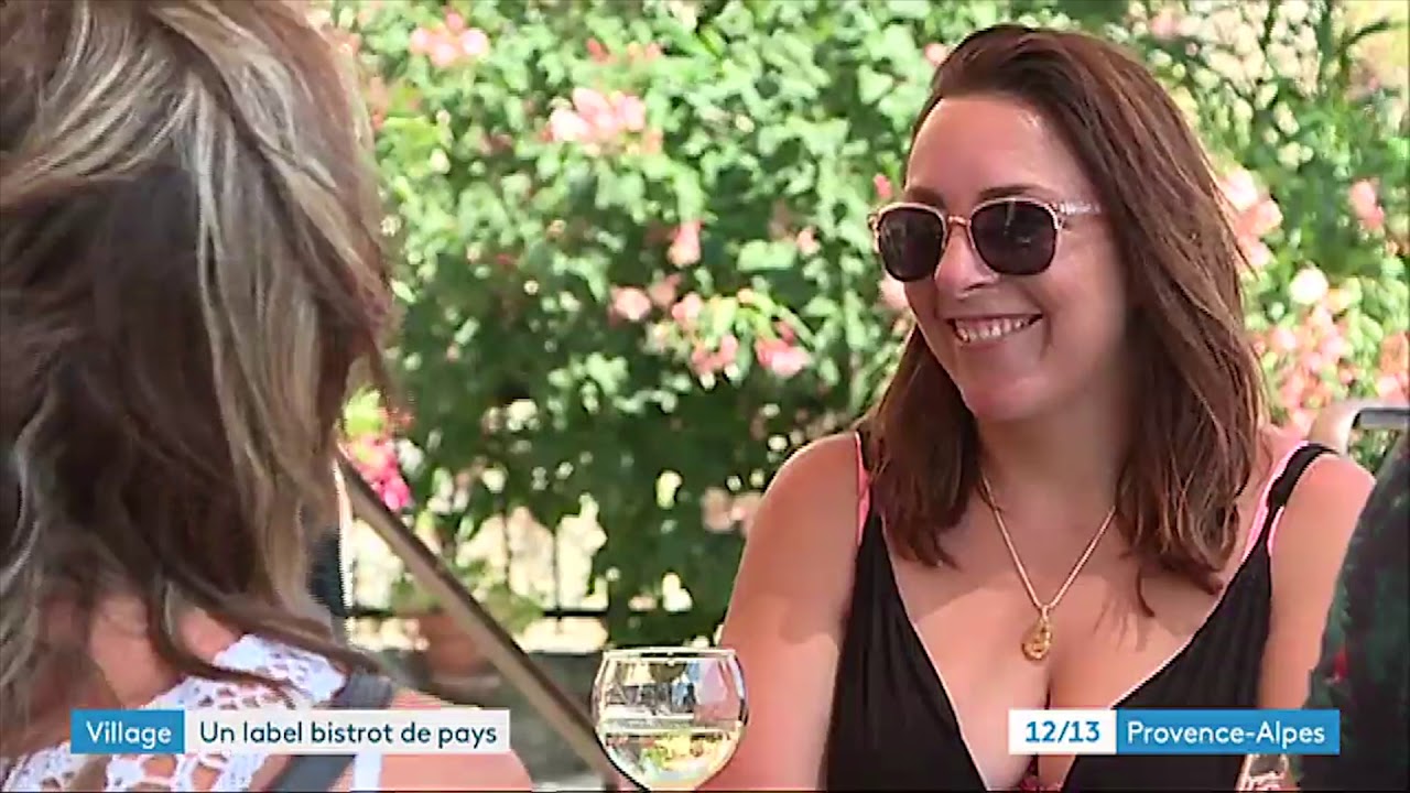 Bistrot de Pays La Terrasse de Lurs | JT 13H FR 3 PROVENCE ALPES 09 07 2019