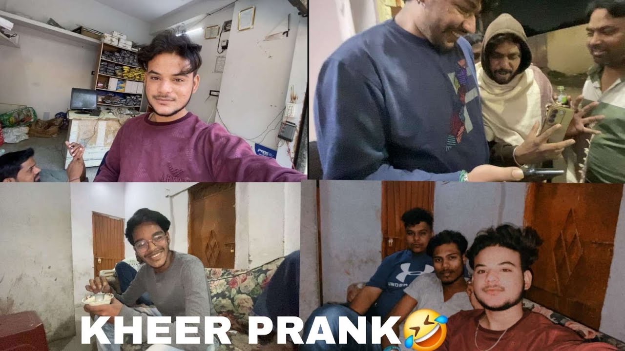 KHEER PRANK AND REACTION VIDEO 🤣