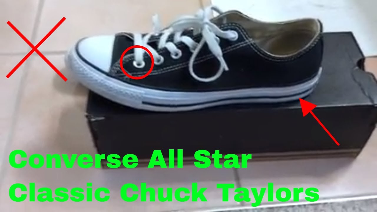 ✅  How To Use Converse All Star Classic Chuck Taylors Review