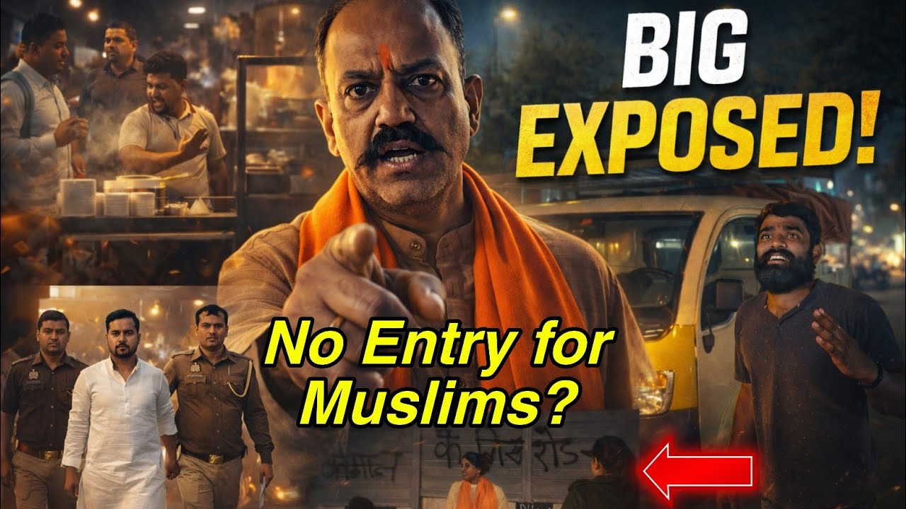 Ghaziabad Viral Video: Muslimon Ke Liye Road Nahi? Satyam Pandit Arrest | MLA VS Citizen Jagtiyal TG