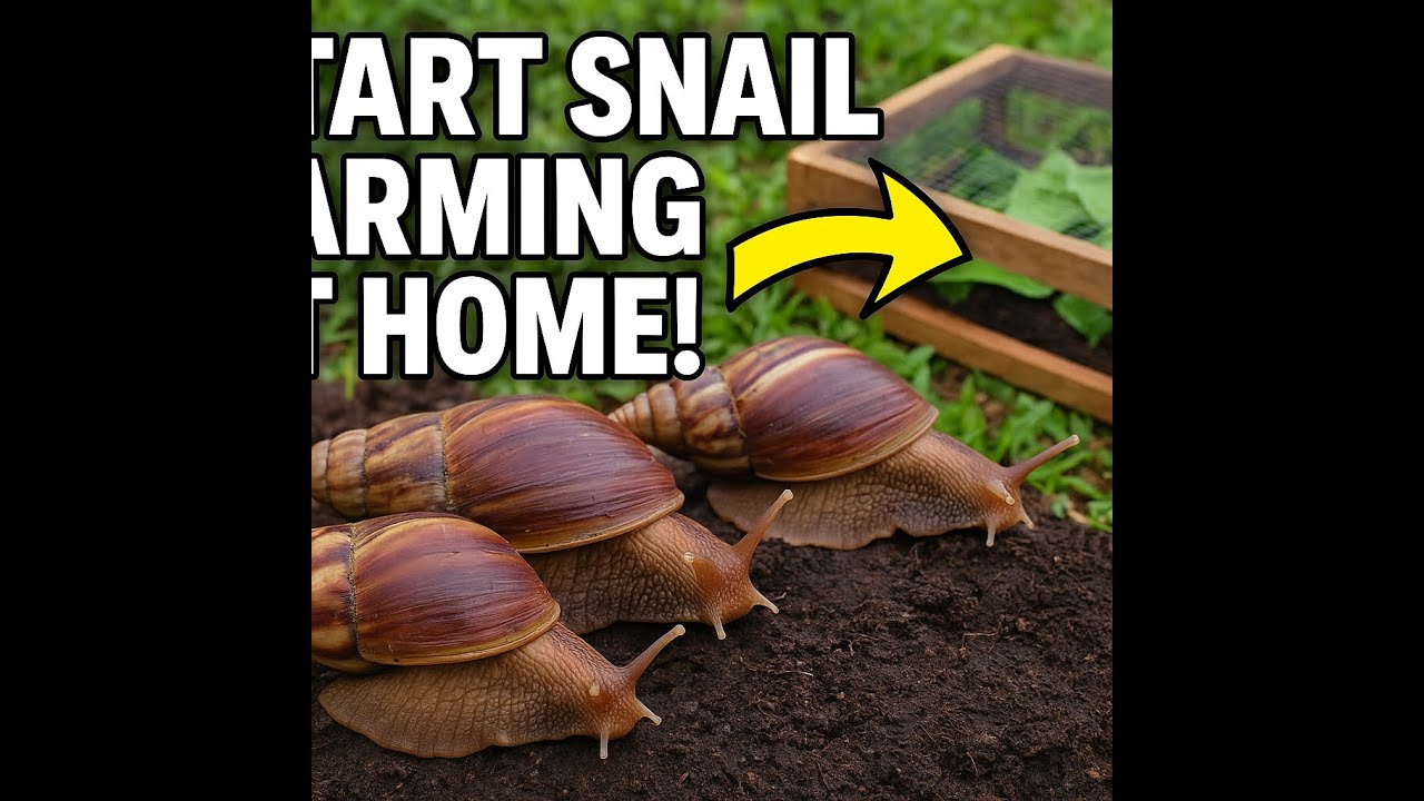 How to Start Snail Farming at Home | Beginners Guide to Profitable Snail Farming (Step-by-Step)