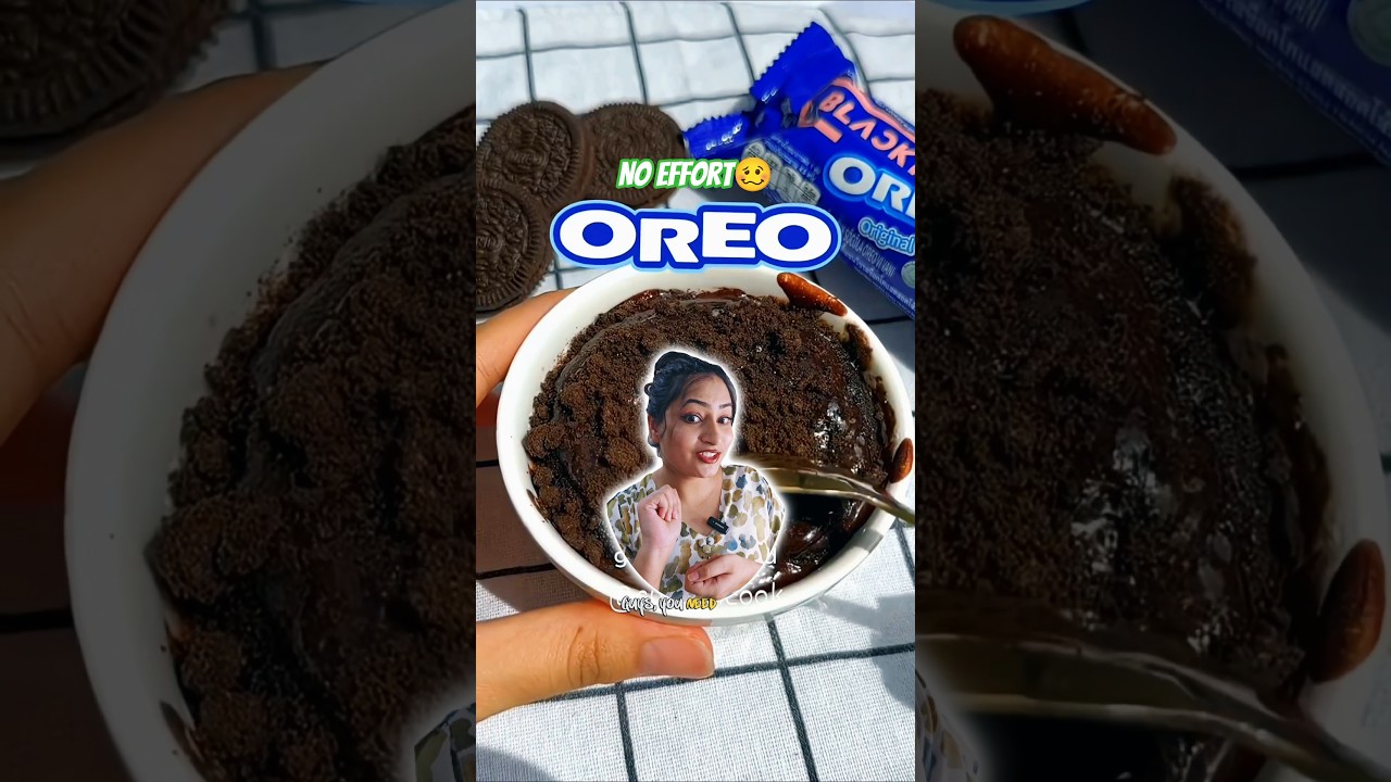 Wypr&oacute;bowałam ciasto Oreo w kubku 🤯 @Cuccancook #secrethacks #shorts