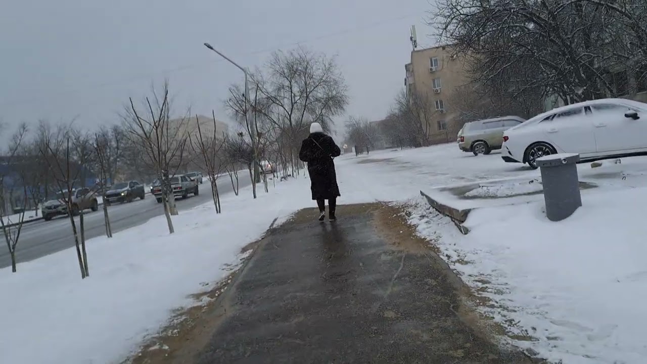 #Ақтауда қар 26.01.2026 жыл