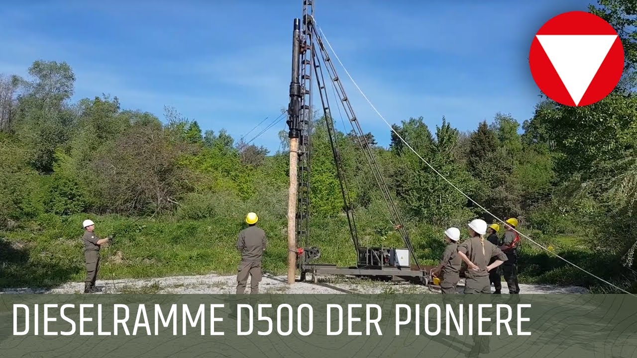 Dieselramme D500 der Villacher Pioniere