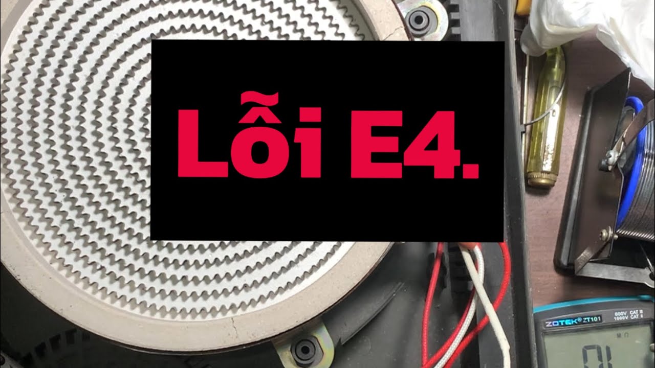 Bếp hồng ngoại Saiko lỗi E4.