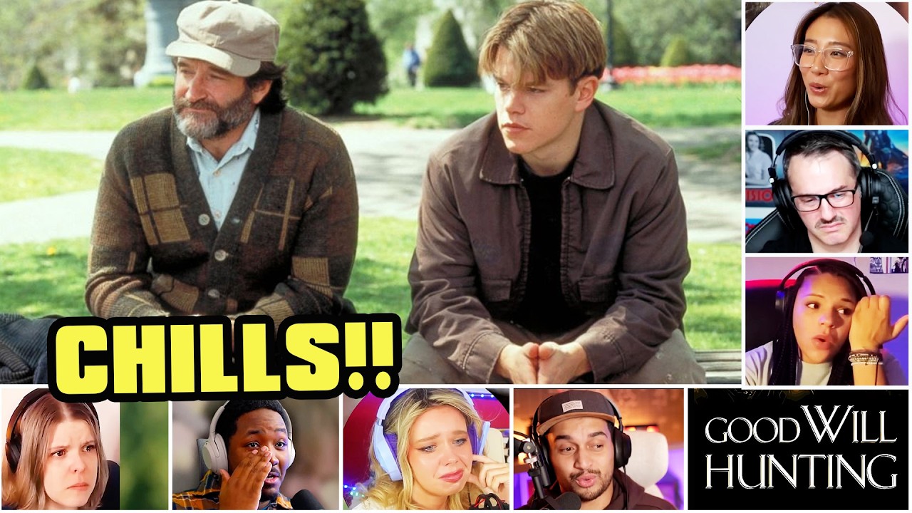One Of The Best Movie Monologues EVER! | Reactors Reactions To Good Will Hunting Bench Scene
