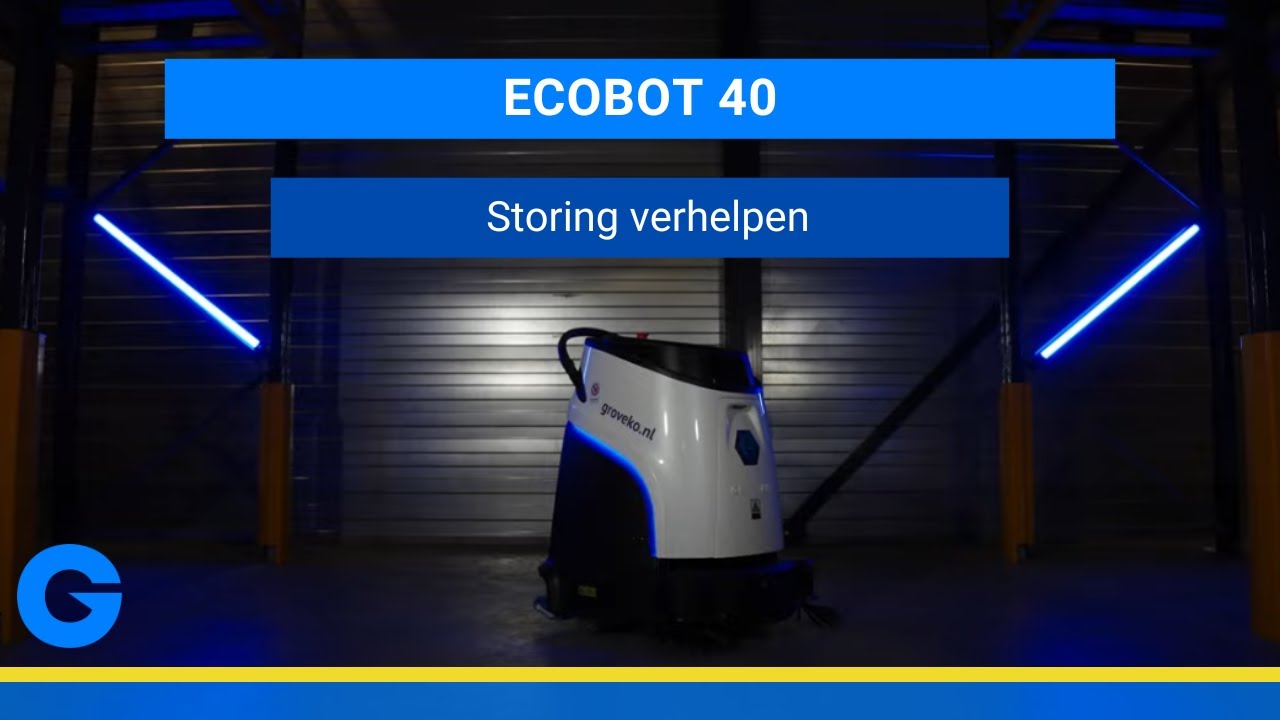 Ecobot 40 - Storing verhelpen