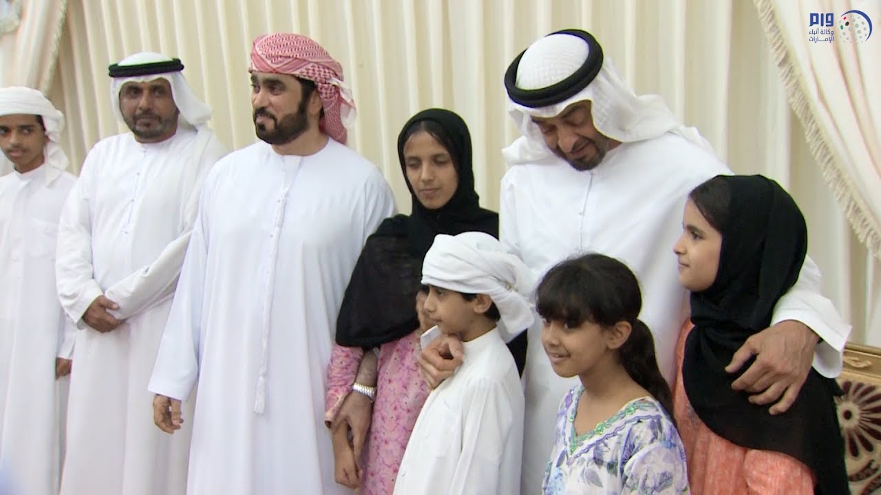 محمد بن زايد يعزي في شهيدي الوطن زايد العامري وصالح بن عمرو
