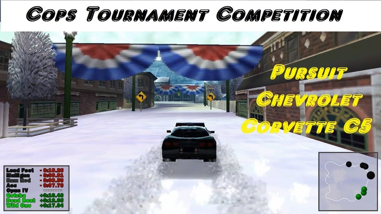 Need for Speed III Hot Pursuit - Cops Tournament Competition with Chevrolet Corvette C5