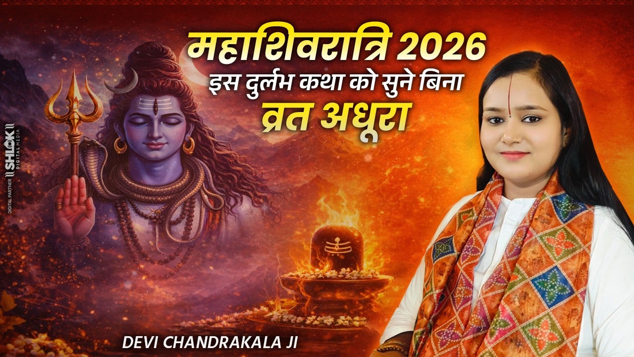 महाशिवरात्रि 2026 - इस दुर्लभ कथा को सुने बिना व्रत अधूरा | Mahashivratri Katha Devi Chandrakala Ji