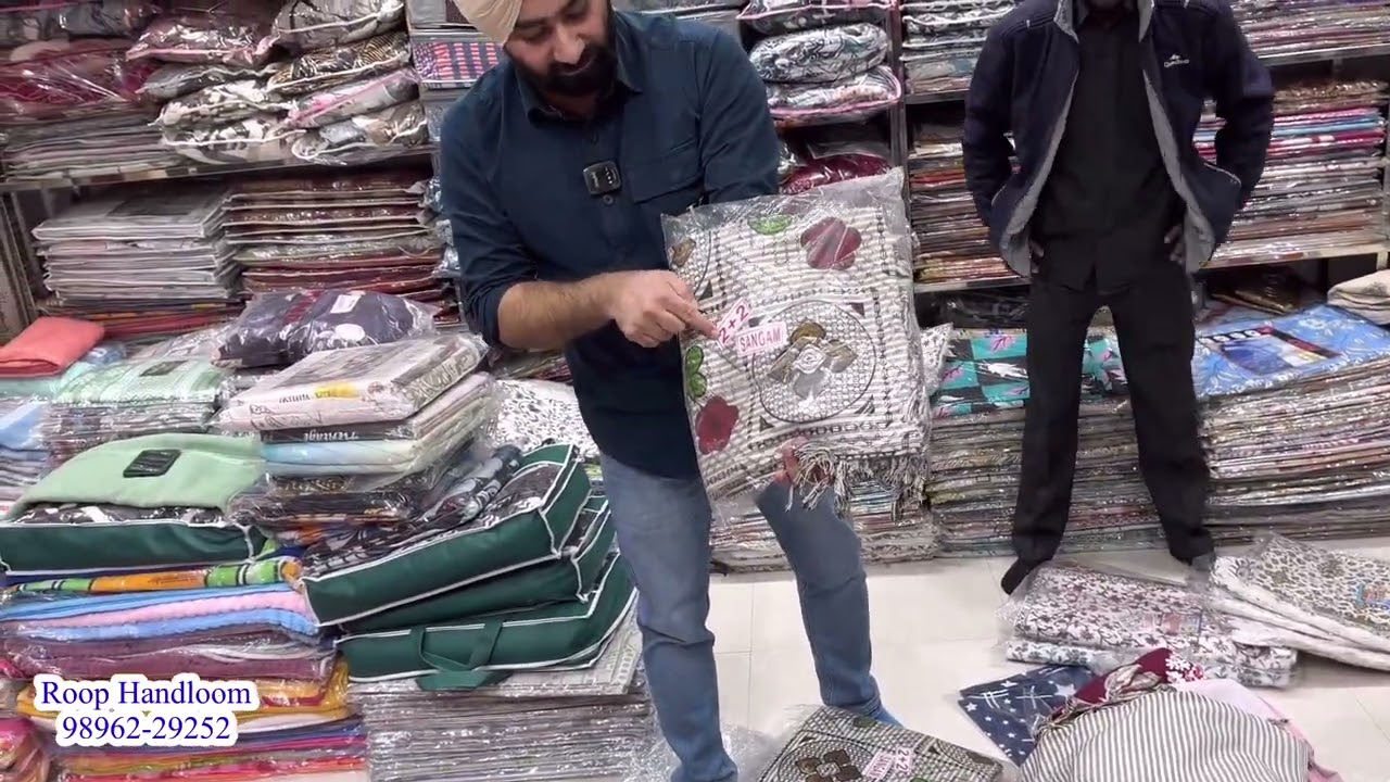 Best Handloom Store In Ambala || bedsheet, curtains, sofa covers || roop handloom ambala