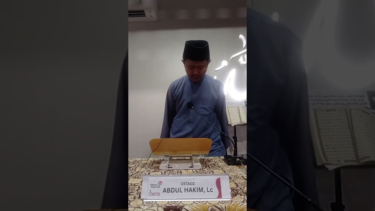 Ust Abdul Hakim Rohmatullah LC kajian Selasa Romadhon telkom