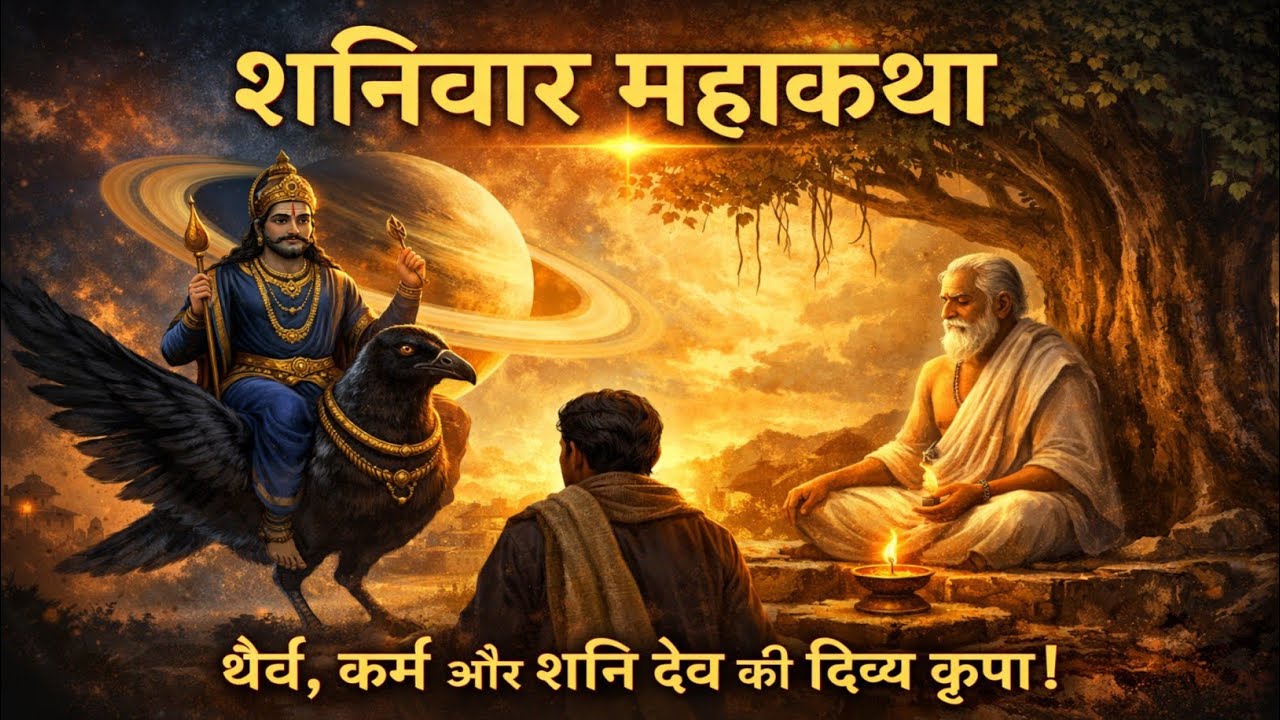 शनिवार महाकथा | शनि देव का न्याय, कर्म और समय की परीक्षा | Shani Dev Katha in Hindi