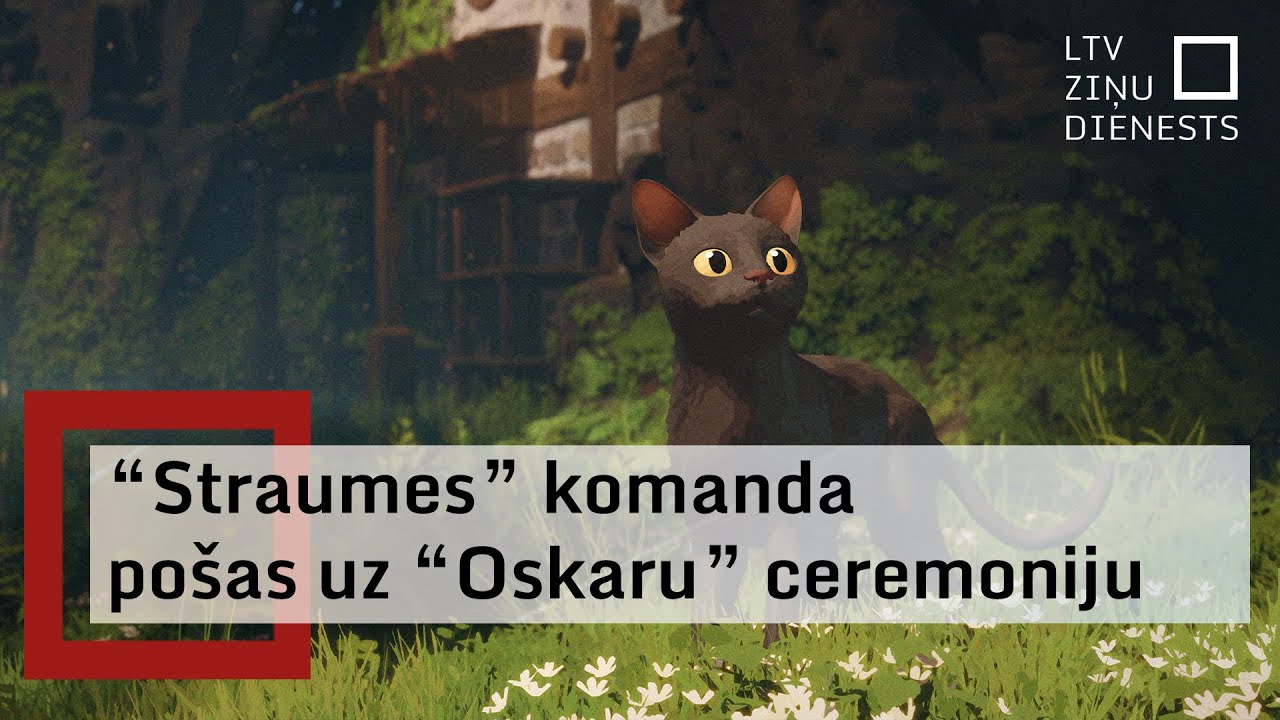 Animācijas filmas “Straume” komanda pirms “Oskara” ceremonijas