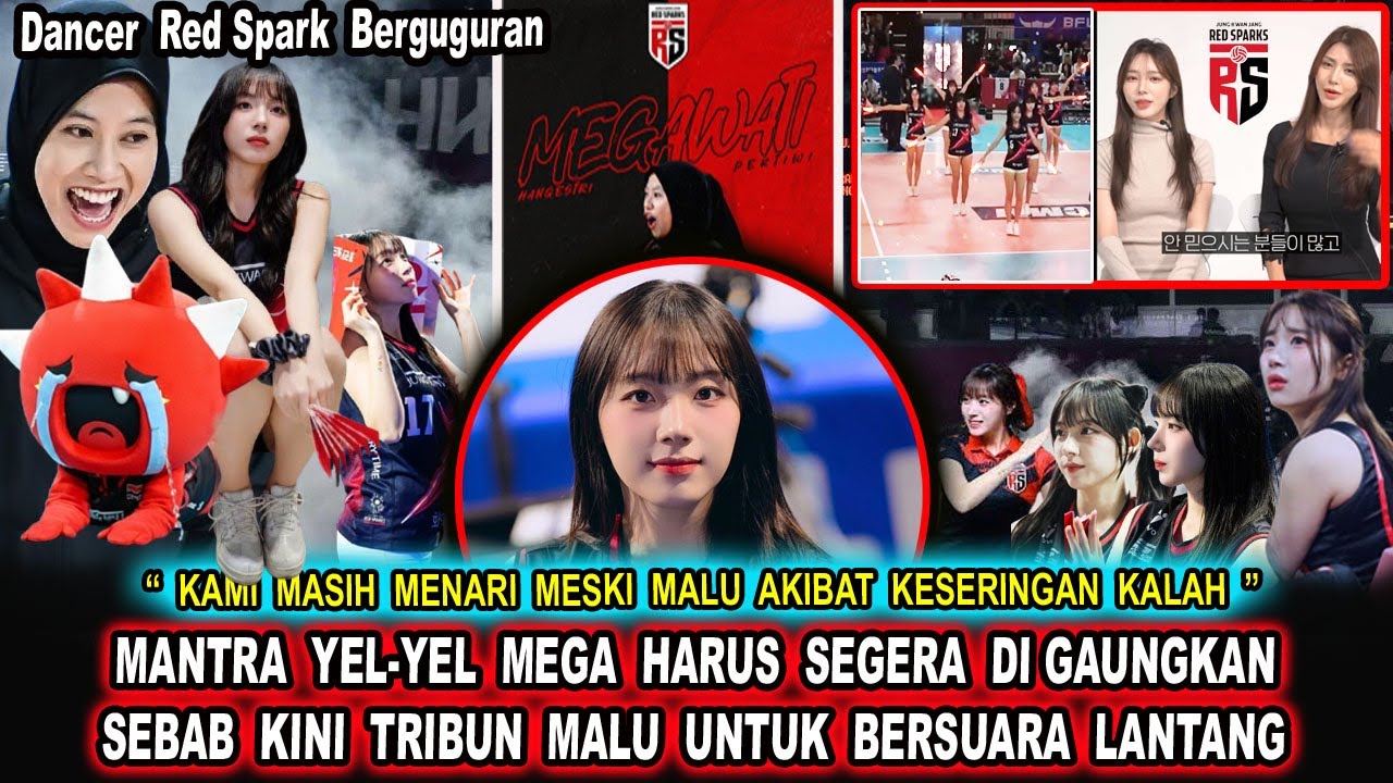 🔴JERITAN HATI TIM DANCER RED SPARK‼️ Mereka Minta MEGAWATI Segera PERKUAT Red Spark