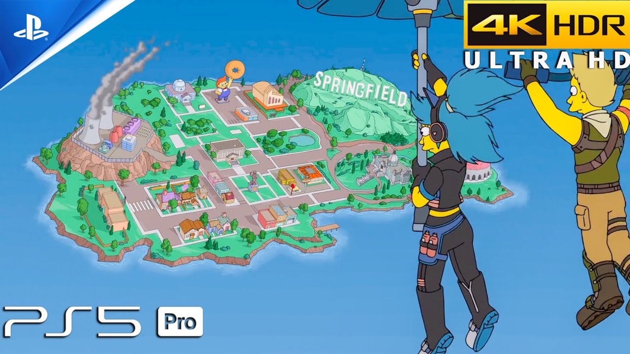 Fortnite The Simpsons Event (PS5 Pro) 4K 60FPS HDR Gameplay