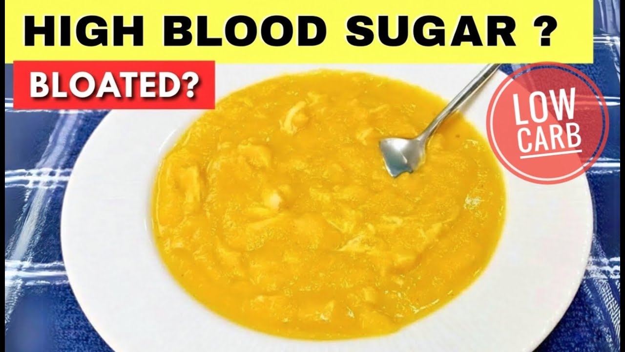 High Blood Sugar? Bloated? Amazing LOW CARB, LOW CALORIE SOUP! Easy, Quick, Cheap & Healthy